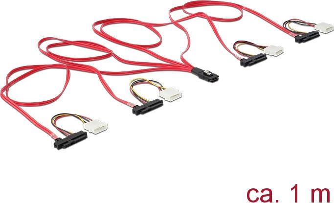 Produktbild Delock Internes SAS-Kabel (Serial Attached SCSI) (100 cm, Mini-SAS)