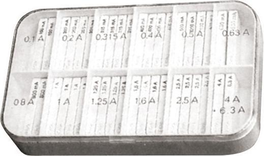 Produktbild Scharnberger+Hasenbein 60610 Sicherungssortiment 5 mit 200 Feinsicherungen 5x20 mitteltrÃ¤ge