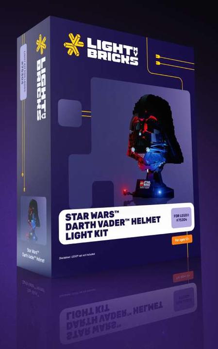 Image du produit Light my bricks LMB 2.0 Kit de lumière pour LEGO® 75304 Star Wars Le casque de Dark Vador