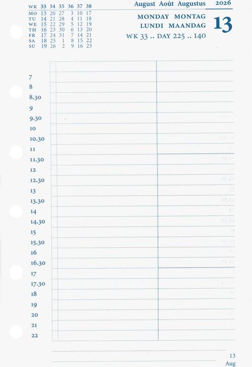 Image du produit Succes Junior feuillets journalier - Blanc (Allemand, Néerlandais, Français, Anglais)