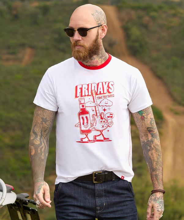 Actual product image Joe Browns Comic Beer & Guitar Graphic T-Shirt (L)