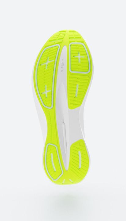 Actual product image Kiprun Laufschuhe Herren - Cushion 500 weiss/gelb (42)