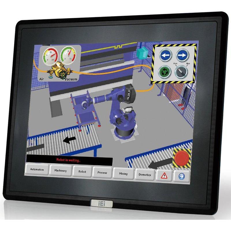 Moxa 12" LCD MONITOR, TOUCH, PROJEC, Netzwerkadapter