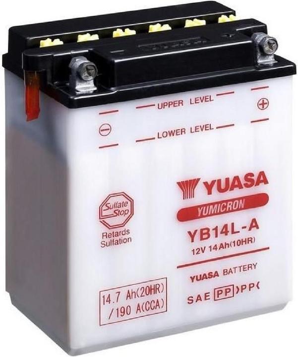 Produktbild Yuasa Motorradbatterie 12V 15Ah 190A (12 V, 15 Ah)
