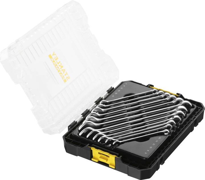 Productafbeelding Stanley Combinatiesleutelset 12 stuks (6 mm, 12 mm, 14 mm, 16 mm, 10 mm, 7 mm, 17 mm, 11 mm, 15 mm, 8 mm, 9 mm, 13 mm)