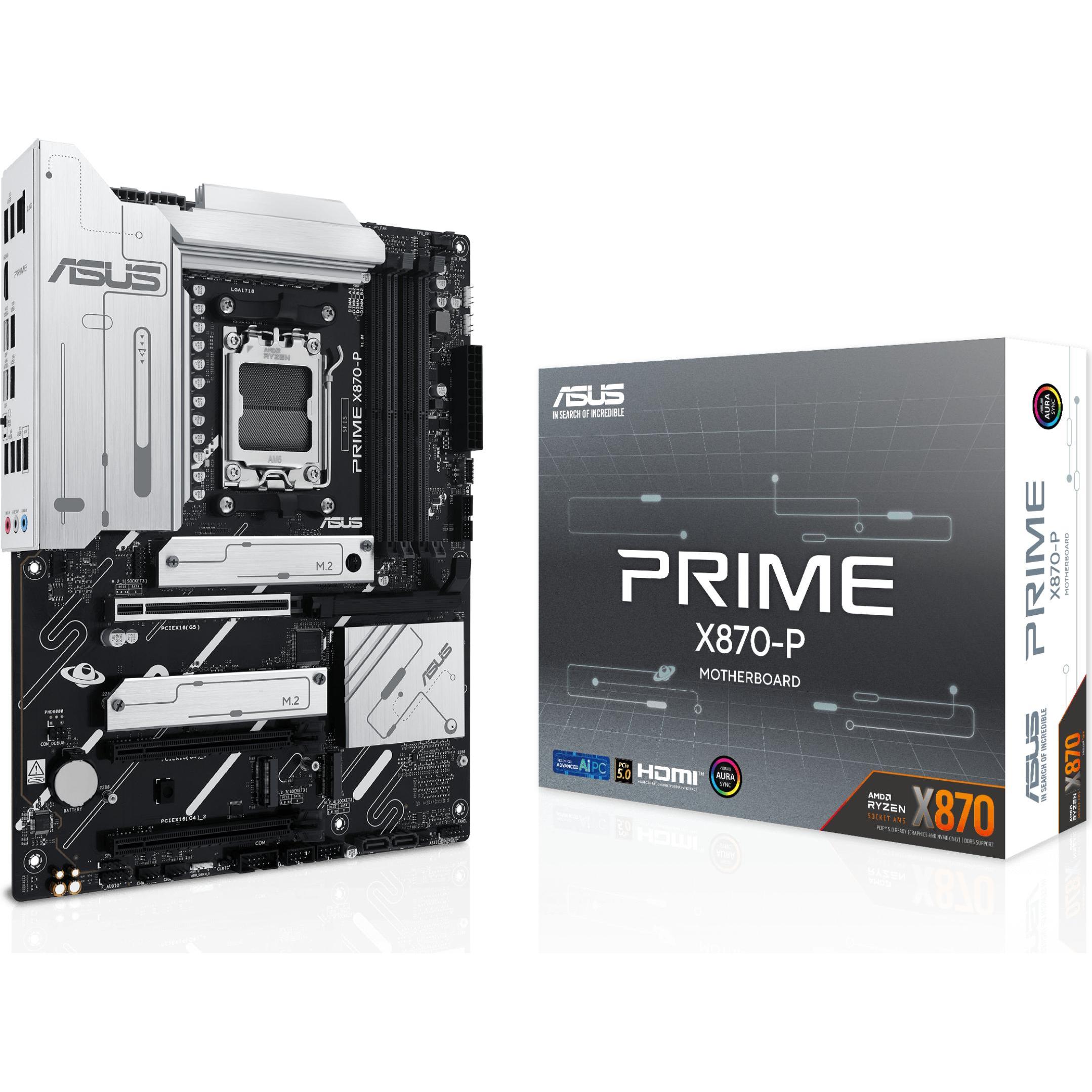ASUS PRIME X870-P (AM5, AMD X870, ATX), Mainboard