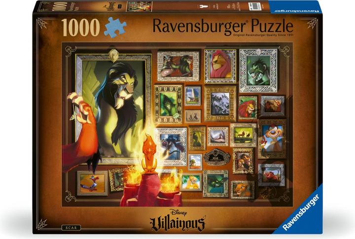 Image du produit Ravensburger Puzzle 12000101 - Scar - 1000 pièces Disney Villainous Puzzle pour adultes et enfants (1000 pièces)