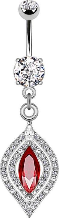 Immagine prodotto Star Piercing Banana argento con lampadario a sospensione ovale (senza ottone, Acciaio chirurgico 316L)