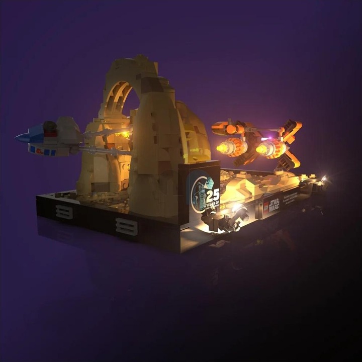 Actual product image Light my bricks LMB 2.0 LEGO® #75380 Star Wars Mos Espa Podrace Diorama Light Kit
