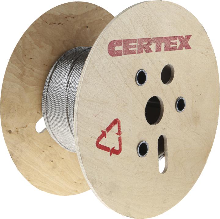 Actual product image RS PRO Qualitystainless steel wire rope,3mmx75m (75 m)