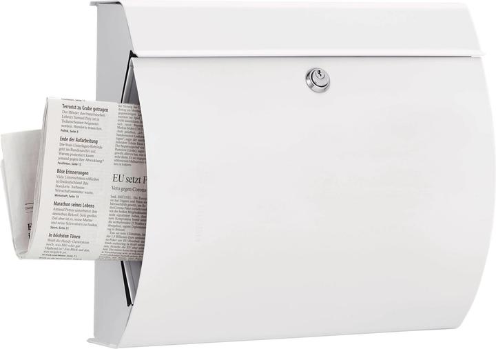 Produktbild Burg Wächter Briefkasten Verona 3844 / 884 m.Innenlicht weiss DIN C4