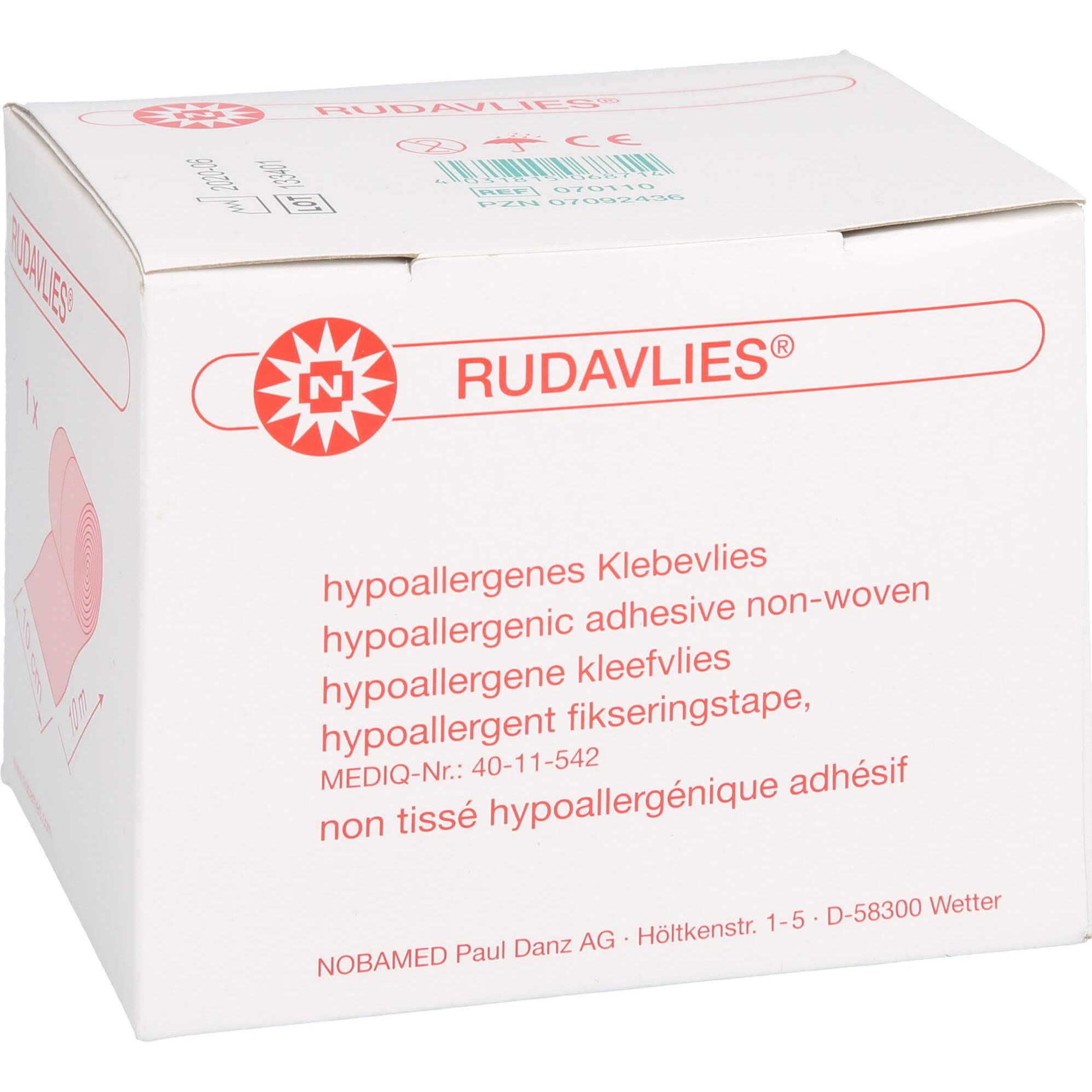 Nobamed, Pflaster, RUDAVLIES 10CMX10M (1 x)