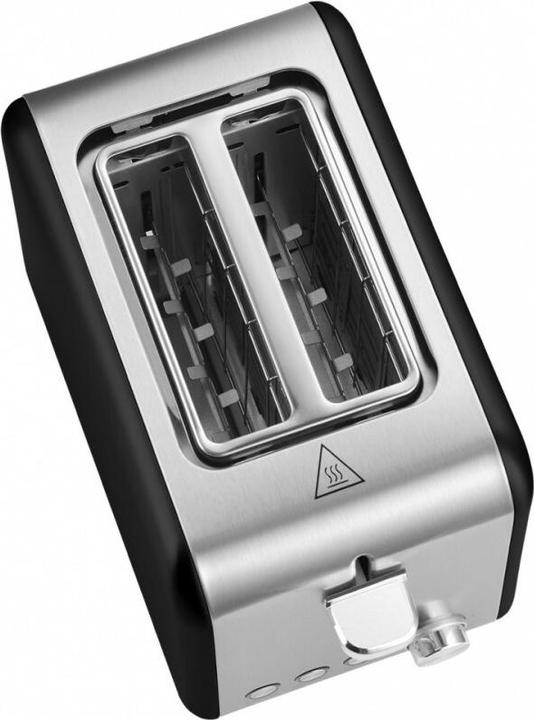 Actual product image Concept TE2050 2 slice(s) Black, Stainless steel