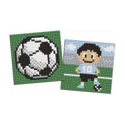Ideyka Diamant-Mosaik-Kinderaufkleber - Sport Fussball
