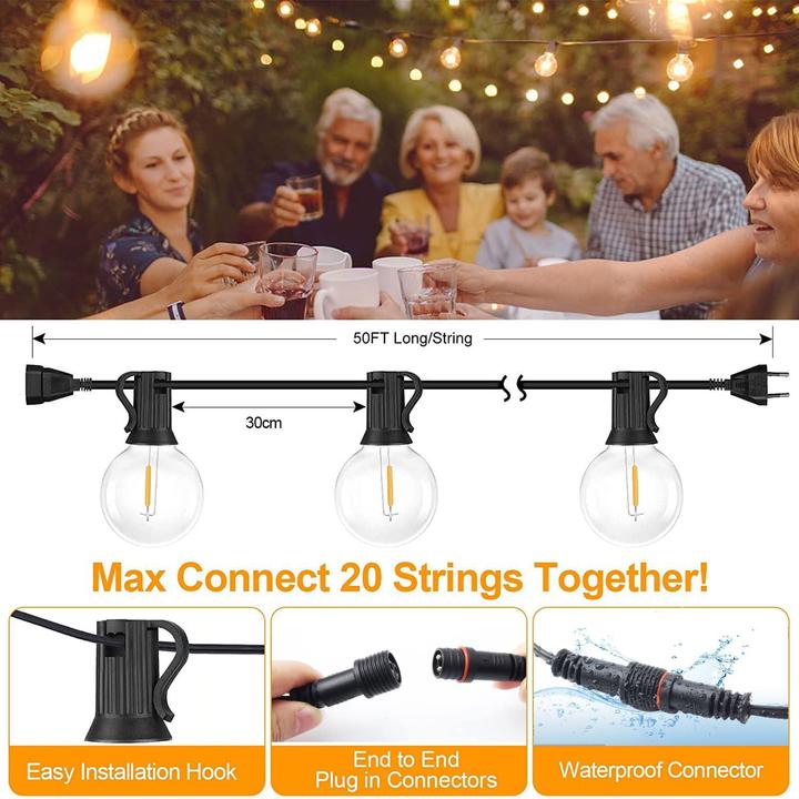 Image du produit Vandabao Guirlande lumineuse à LED (15 m)