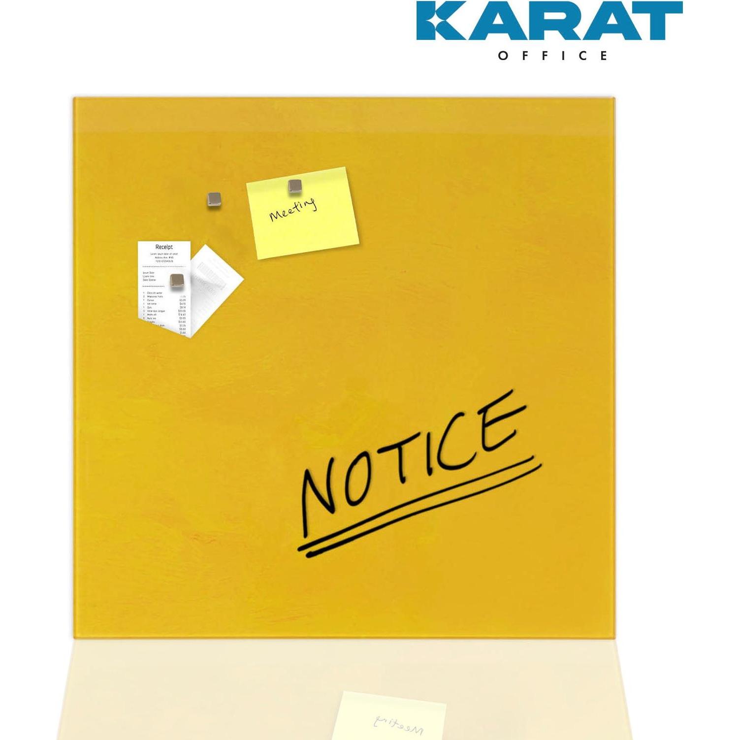 Karat, Präsentationstafel, Glasboard-Print (48 x 48 cm)