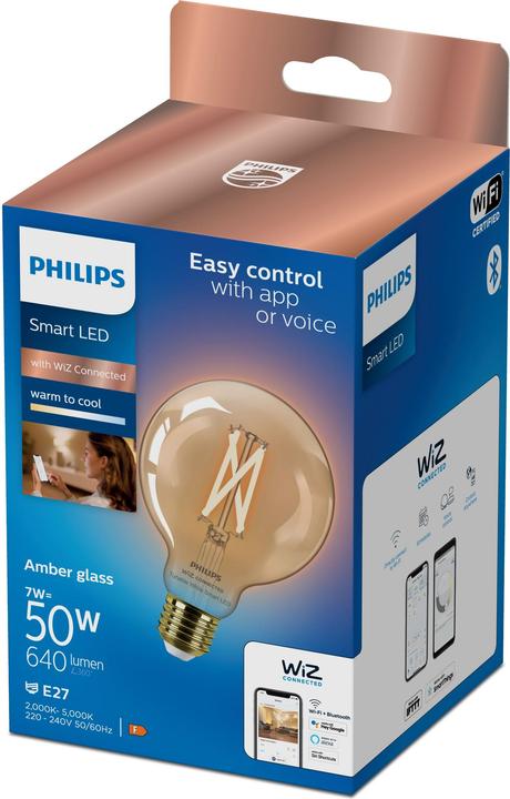 Image du produit Philips WFB 50W G95 E27 920-50 Amb 1PF/6 (E27, 640 lm, 1 x)
