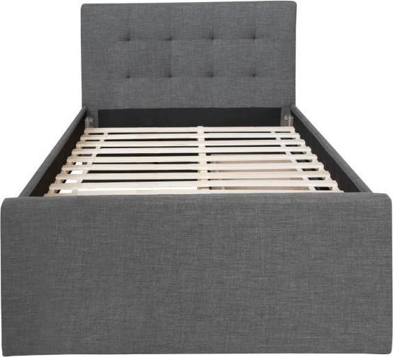 Produktbild Homestyle4u Polsterbett mit Lattenrost und Schubladen (90 x 200 cm)