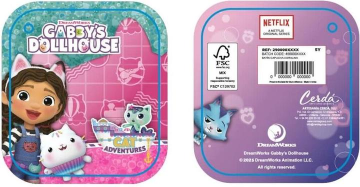 Actual product image Gabby's Dollhouse Kinder-Morgenmantel Rosa (110)