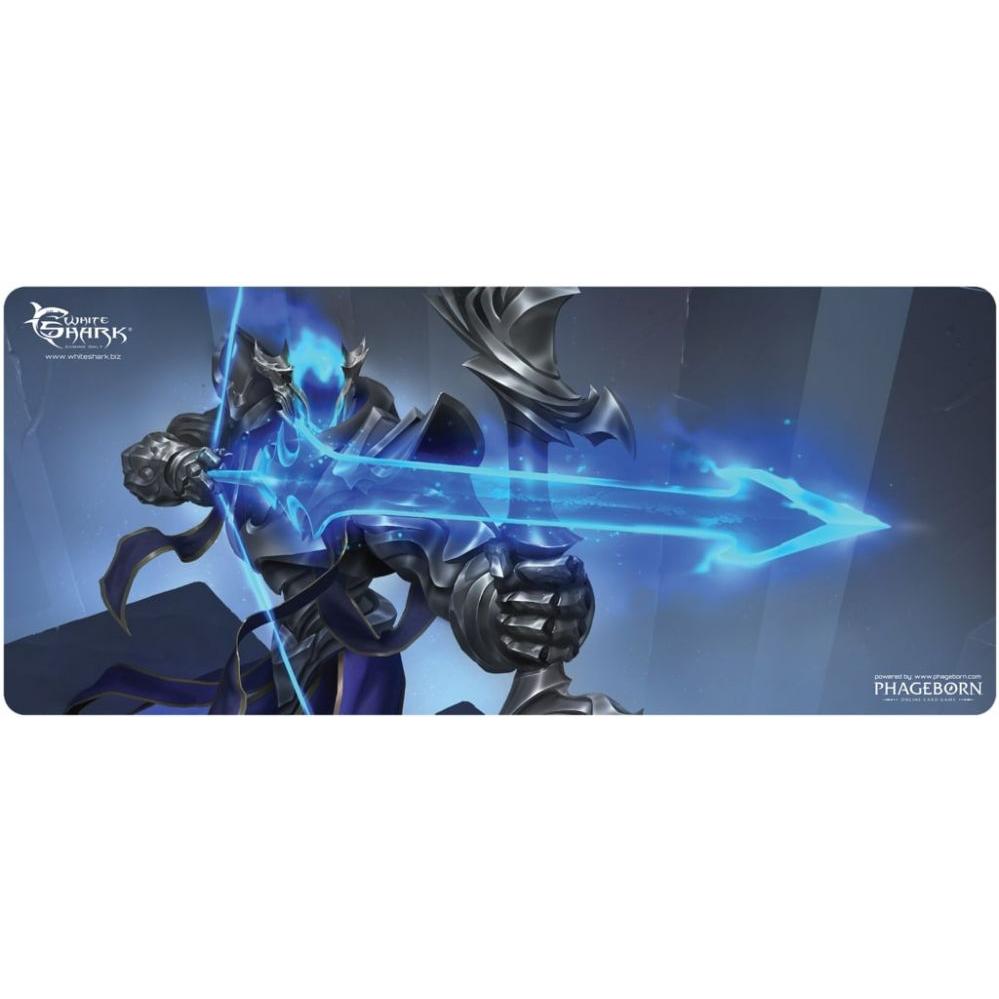 White Shark Mouse pad for games Arcane Sentry, 800x350x3mm, Mausmatte, Weiss