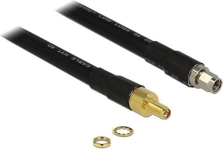 Produktbild Delock RP-SMA Buchse zu RP-SMA-ST 3 Meter (0.35 dB, Antennenkabel)