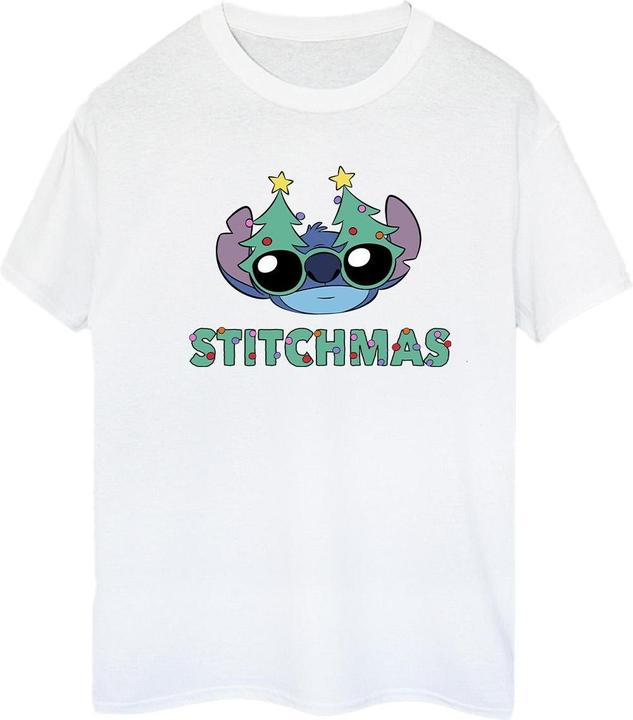 Immagine prodotto Disney Lilo & Stitch Stitchmas Glasses Maglietta Ampia Donna (S)