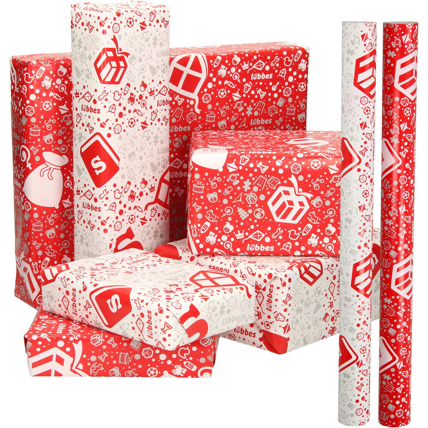 Lobbes, Geschenkverpackung, Sinterklaas Geschenkpapier (Geschenkpapier)