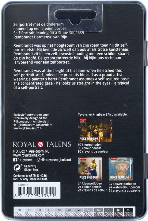 Actual product image Bruynzeel Rijksmuseum graphite pencils (12x)