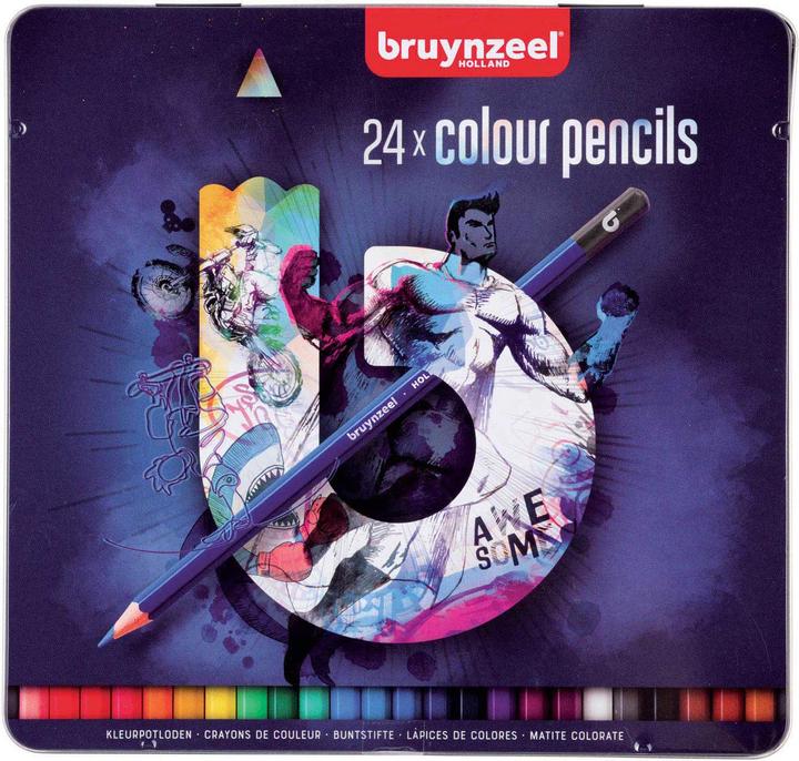 Actual product image Bruynzeel Sport Blik Kleurpotloden, 24st. (24 x)