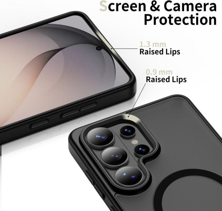 Actual product image Tech-Protect Magmat Magsafe Galaxy S26 Ultra Mattschwarz (Samsung Galaxy S26 Ultra)