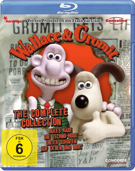 Actual product image Wallace & Gromit The Complete Collection (Blu-ray, 2008, German, English)