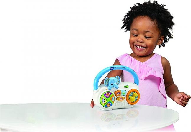 Image du produit VTech 533303 Baby Interactive My First Radio with 60+ Tunes (English Version) 6+ Months (Anglais)