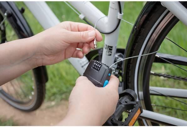 Image du produit M-Wave Antivol à câble LOCK'N'ROL Noir (60 cm)