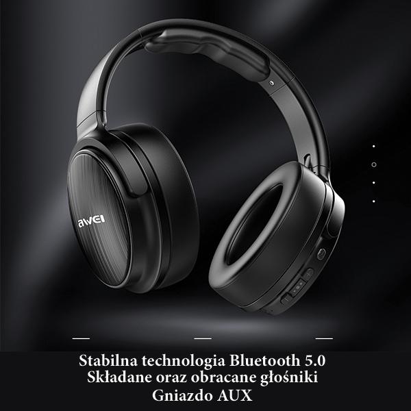 Produktbild Awei Bluetooth headphone s A780BL black (Keine Geräuschunterdrückung, 15 h, Kabellos)
