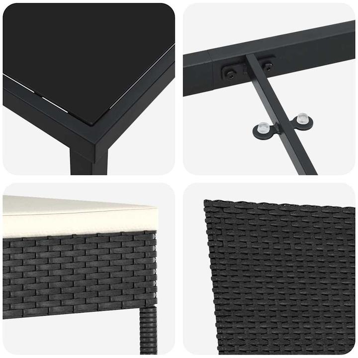 Produktbild vidaXL Garten Essgruppe (200 x 80 x 73 cm)