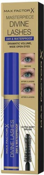 Actual product image Max Factor Masterpiece Divine Lash Mascara Waterproof 03 (Black)