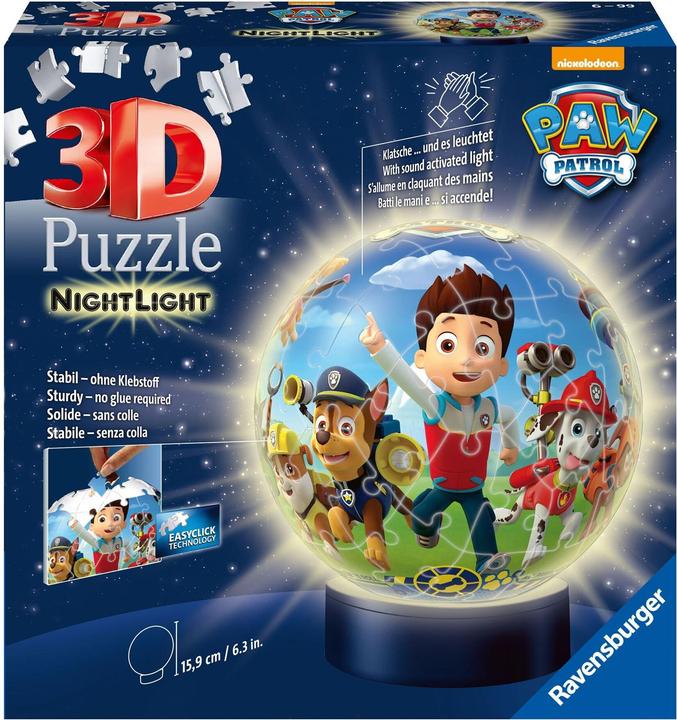 Productafbeelding Ravensburger Paw Patrol Nachtlampje (72 onderdelen)