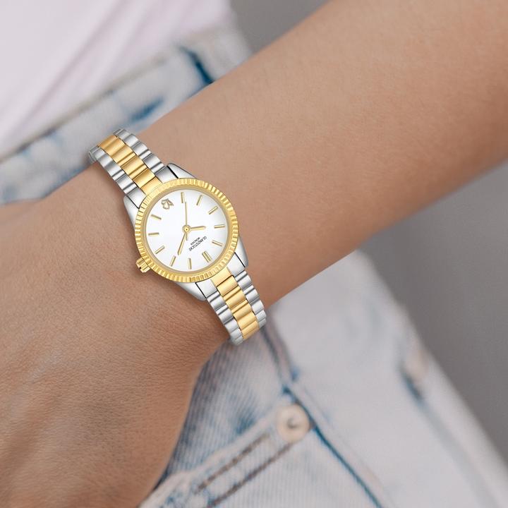 Actual product image Glanzstücke München Damen Quarzuhr bicolor Edelstahl bicolor - 38016 (25 mm)