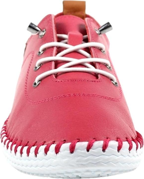 Actual product image Lunar Womens/Ladies St Ives Leather Plimsolls (41)