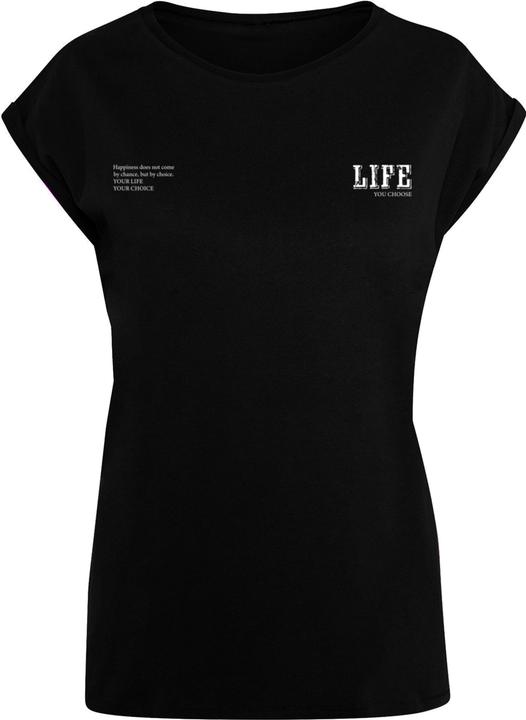 Produktbild Merchcode Ladies Life Extended Shoulder Tee - 139221 (S)