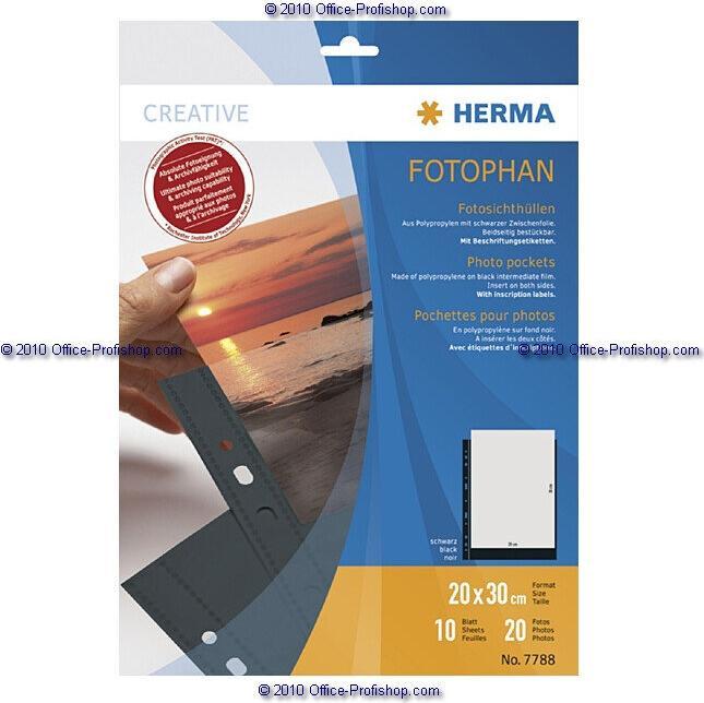 Produktbild HERMA Foto Hüllen (A4, 10x)