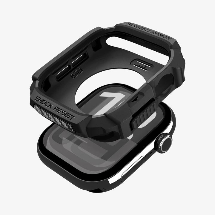 Actual product image Spigen Rugged Armor 2 Apple Watch 10/11 (46mm) Case Matte Black