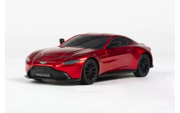 Actual product image Tec-Toy Aston Martin Vantage car with lights, red, 1:24