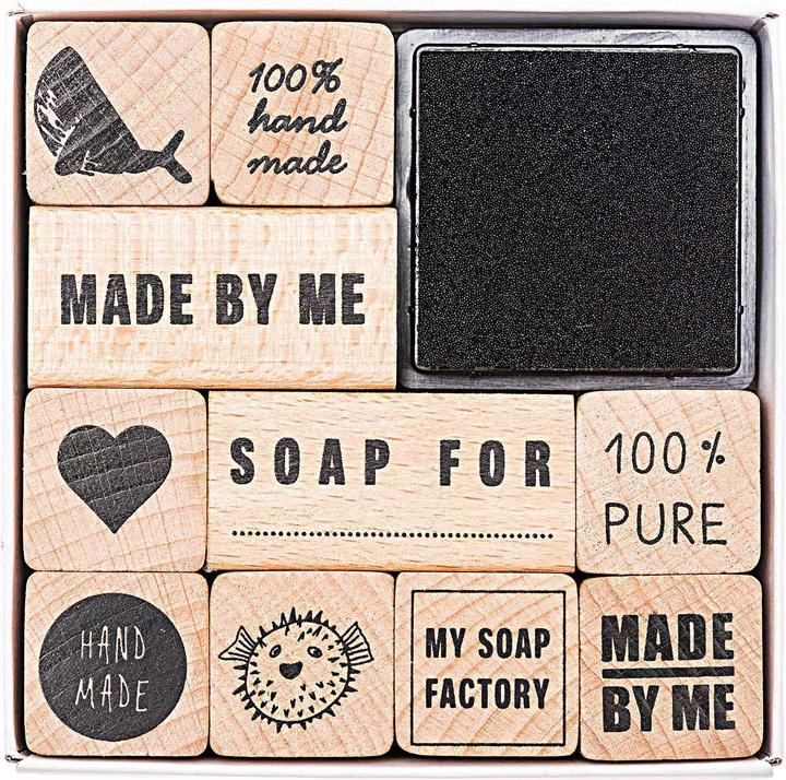 Image du produit Rico Design Set de tampons pour savon, 11 pièces