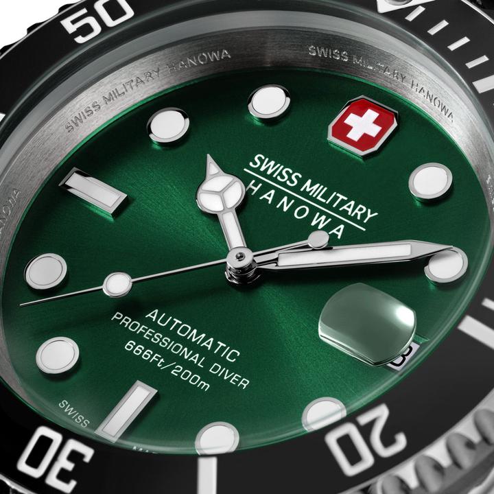 Actual product image Swiss Military Hanowa Sealord (Diving watch, Rotatable bezel, Swiss made, 41 mm)