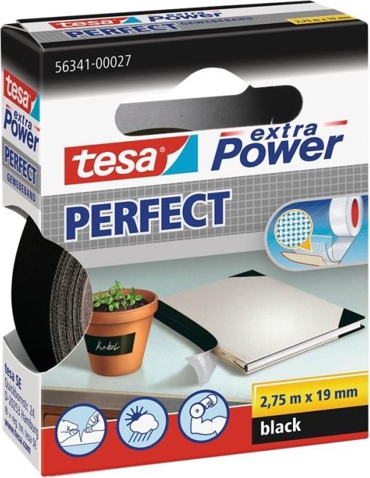 Image du produit tesa EXTRA POWER PERFECT Bande tissée, Ductape renforcé de tissu (19 mm)