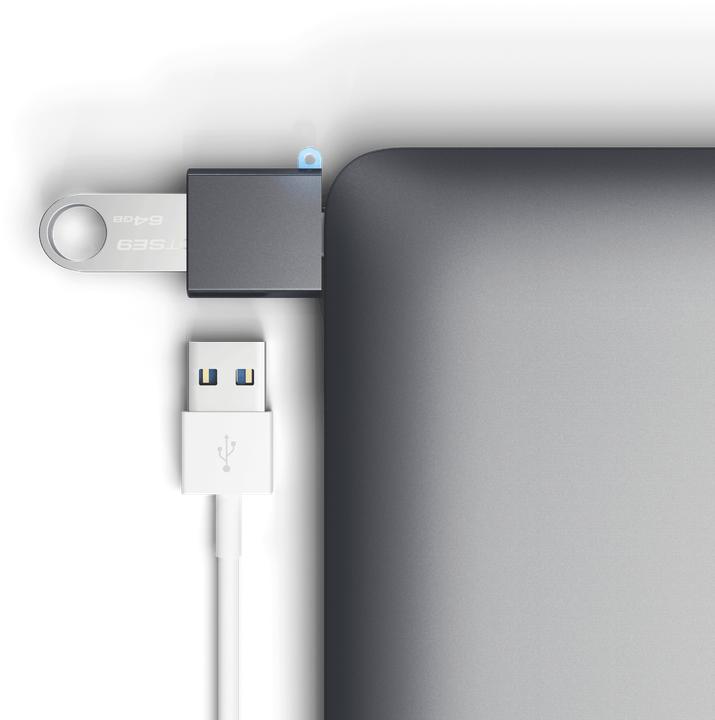 Produktbild Satechi USB-C zu (USB Typ-C, USB-A, 4 cm)
