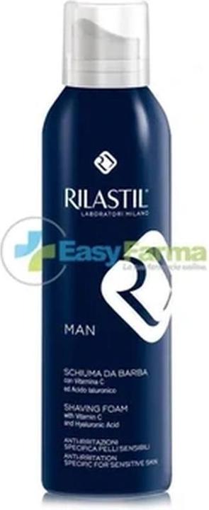 Actual product image Rilastil Man Shaving Cream for Sensitive Skin 200ml (200 ml, Shaving gel)