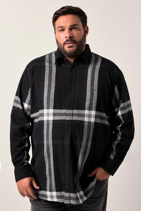 Produktbild Men+ Karo-Flanellhemd, Langarm, Kentkragen, Comfort Fit (4XL)