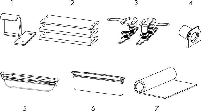 Produktbild hansgrohe Grundkörper uBox universal für Duschrinnen Ablaufgehäuse, flach (343 mm)